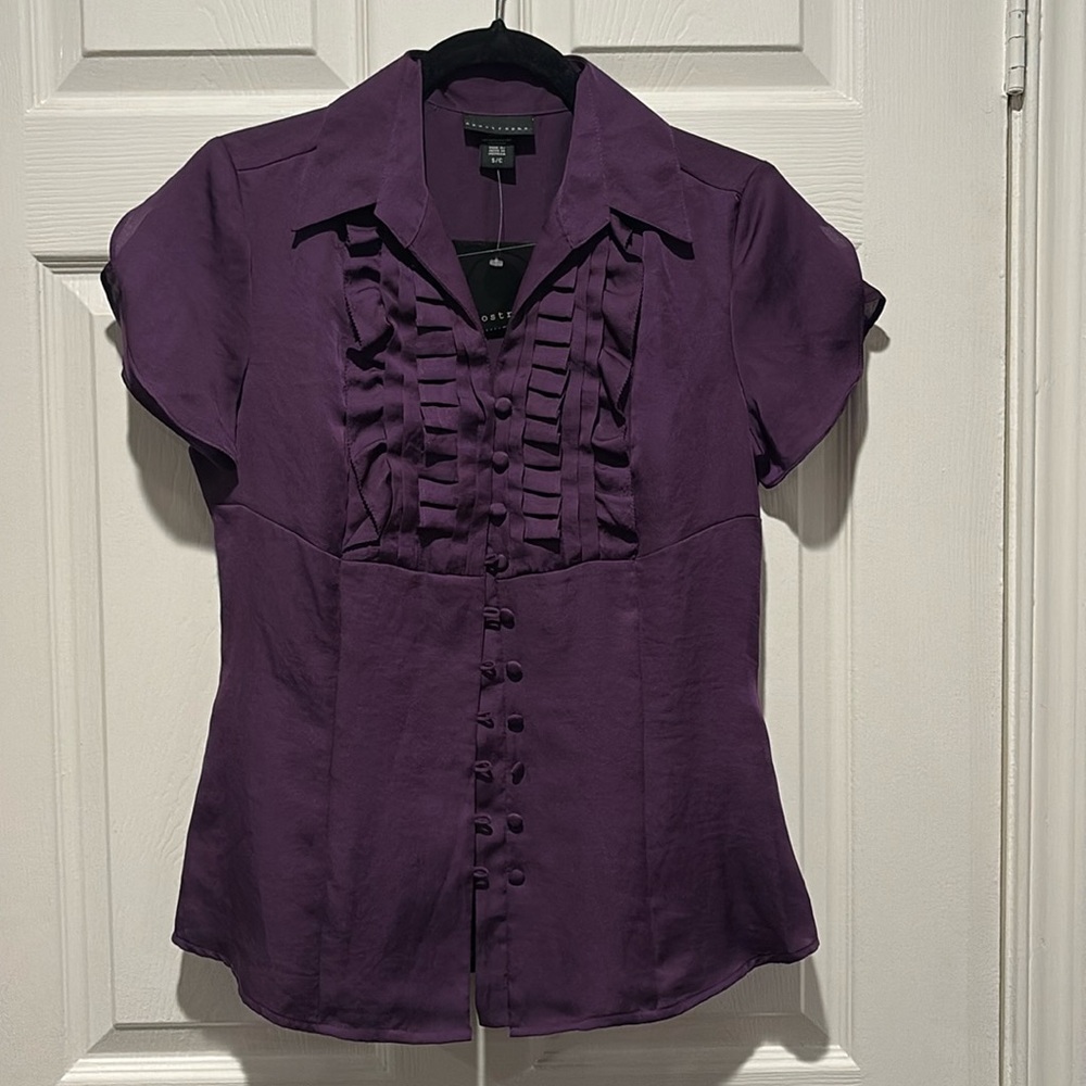 APOSTROPHE PURPLE BLOUSE
